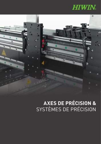 Catalogue Axes de précision & systèmes de précision