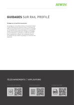 Catalogue guidages sur rails profilés - 3