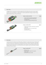 Catalogue guidages sur rails profilés - 7