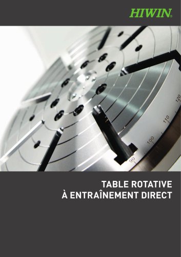 Catalogue Tables rondes rotatives et basculantes