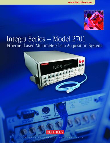 Integra Series – Model 2701 Ethernet-based Multimeter/Data Acquisition System