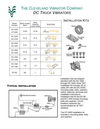 DC Truck Vibrators