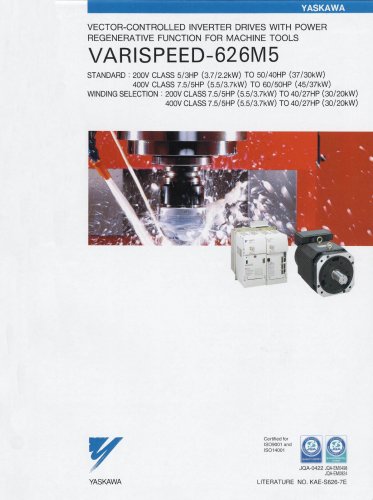 Varispeed-626M5 Spindle System Catalog