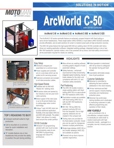 Motoman ArcWorld C-50 Compact Welding Solution