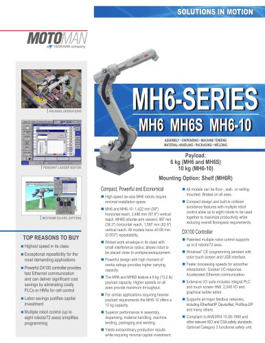 Motoman MH6-Series Robots