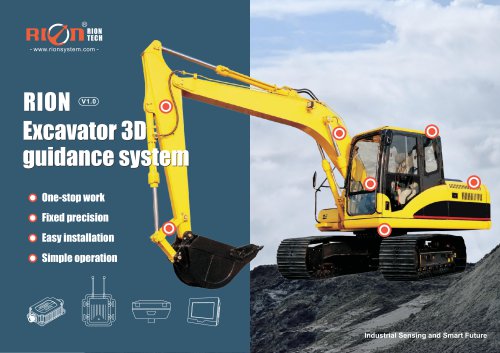 RION Excavator 3D guidance system