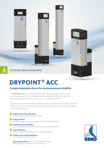 Adsorption dryer DRYPOINT ACC