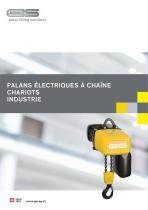 Palan électrique à chaîne GP jusqu'à 8000 kg