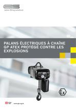 PALANS ÉLECTRIQUES À CHAÎNE GP ATEX PROTÉGÉ CONTRE LES EXPLOSIONS - 1