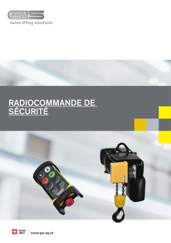 Radiocommande de sécurité