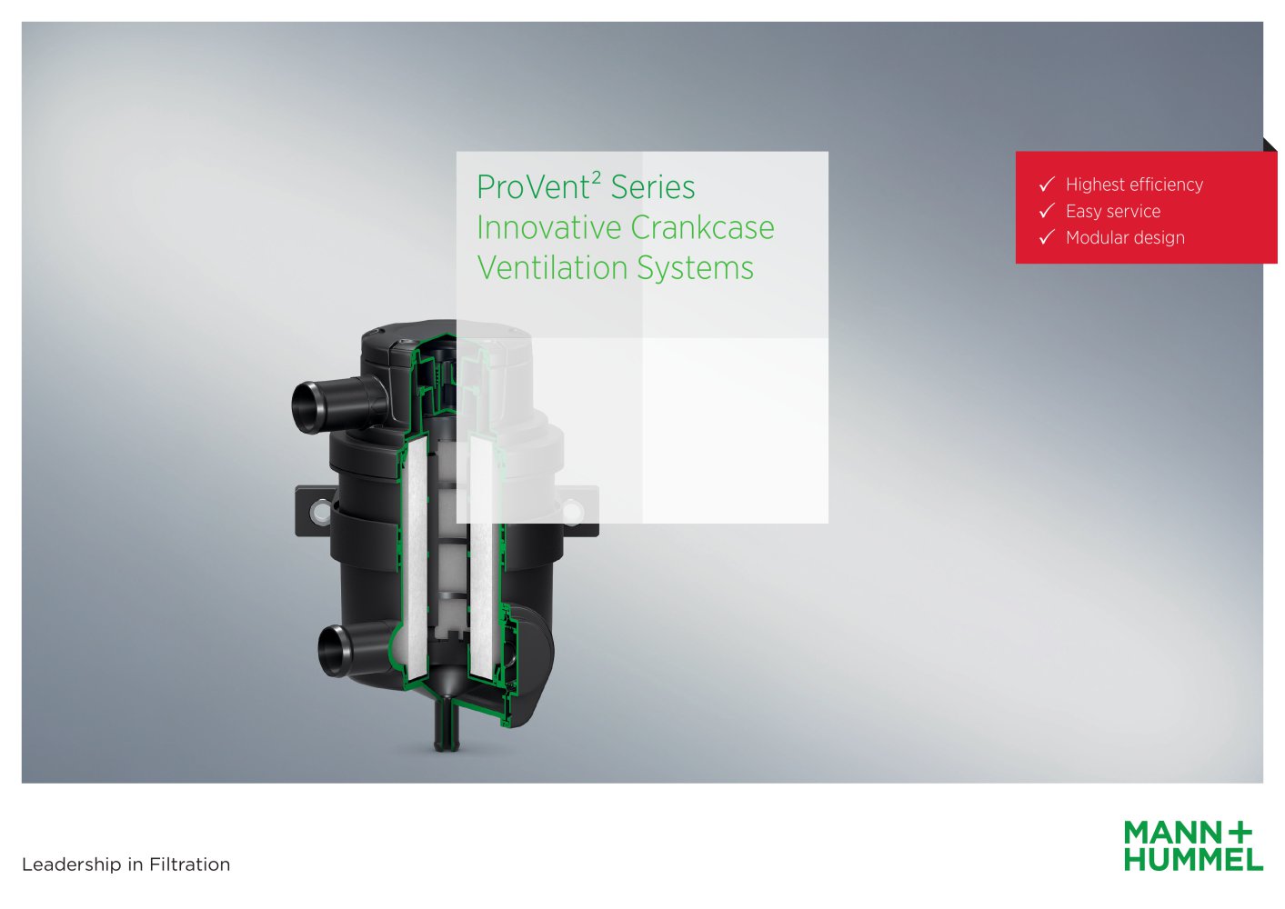 ProVent&sup2; Series - MANN+HUMMEL Filters