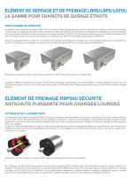 Technique linéaire: éléments de freinage et serrage - 5