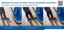 Système anti-écrasement de pied HFS-FS Sécurité des transpalettes électriques - 3