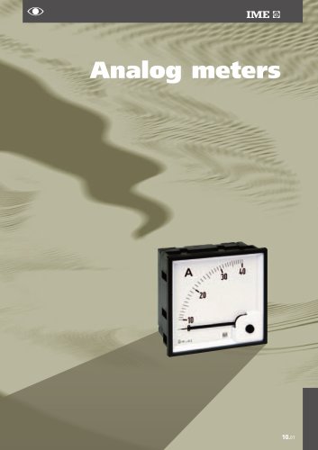 Analogue meters