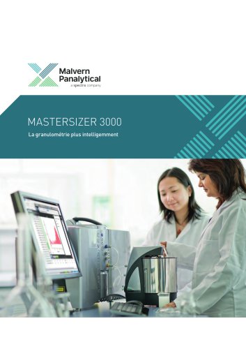 Mastersizer 3000 - La granulométrie plus intelligemment