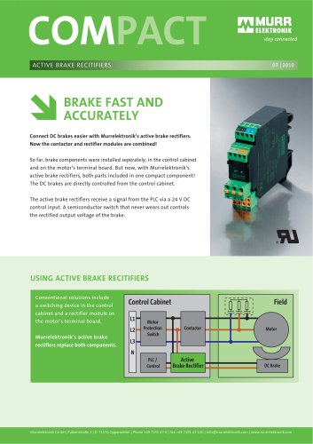 Active Brake Recitifiers