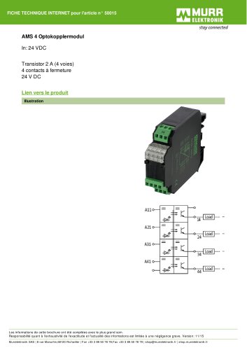 AMS 4 Optokopplermodul