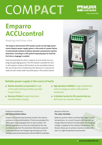 Emparro ACCUcontrol (UPS module)