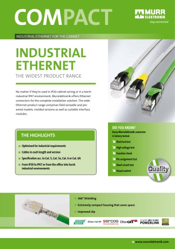 INDUSTRIAL ETHERNET