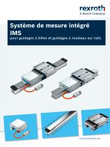 Catalogue Système de mesure intégré IMS pour guidages à billes et guidages à rouleaux sur rails