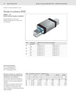 Guidages à rouleaux sur rails (Complément guides à rouleaux SNS R1822, SLS R1823, FXS R1854) - 10