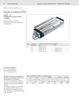 Guidages à rouleaux sur rails (Complément guides à rouleaux SNS R1822, SLS R1823, FXS R1854) - 14