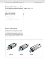 Guidages à rouleaux sur rails (Complément guides à rouleaux SNS R1822, SLS R1823, FXS R1854) - 3