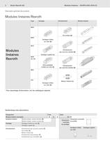 Modules linéaires - 2