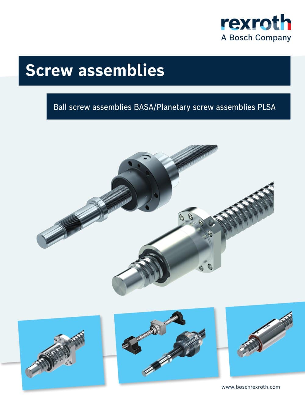 Screw assemblies - Bosch Rexroth - Linear Motion Technology