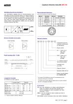 Capteur de déplacement inductif IWE250 - 2