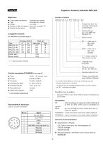 Capteur de déplacement inductif IWN250 - 3