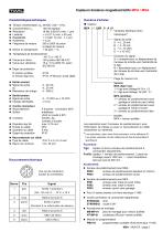 Capteur de déplacement magnétostrictif MPA - 2