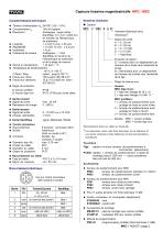 Capteur de déplacement magnétostrictif MSC - 2