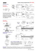 Capteur de déplacement magnétostrictif MSD - 4