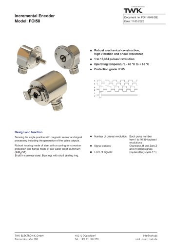 Incremental encoder FOI