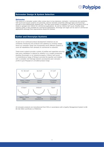 Rainwater Design & Systems Selection