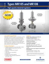 MR105 and MR108 High Capacity Industrial Regulators Flier