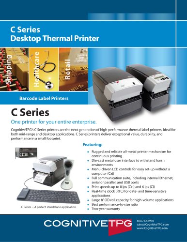 C Series Desktop Thermal Printer