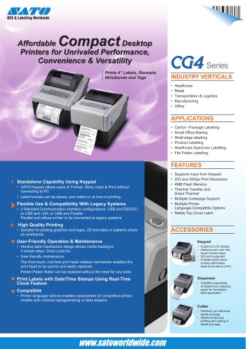 Thermal Desktop Printer CG4