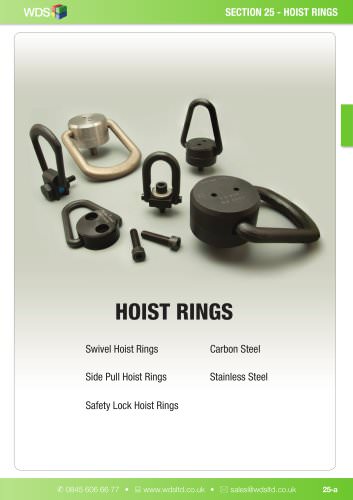 WDS Hoist Rings & Lifting Eyes