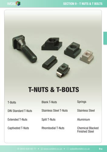 WDS T Nuts & T Bolts