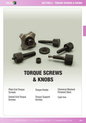 WDS Torque Screws & Knobs