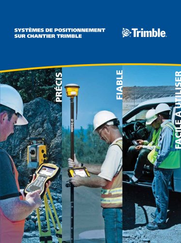 Systèmes de positionnement sur chantier Trimble