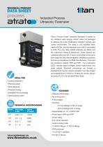 Industrial Process Atrato Ultrasonic Flowmeter