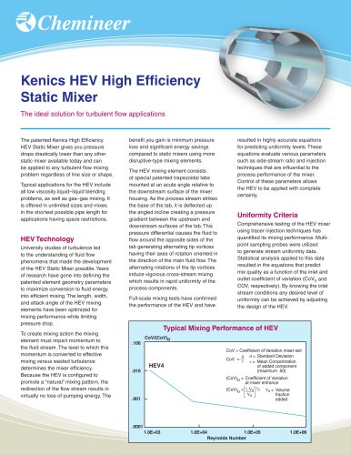 HEV Static Mixer Bulletin