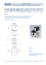 Type BV3 (3-way) For high-pressure humidification and adiabatic cooling systems