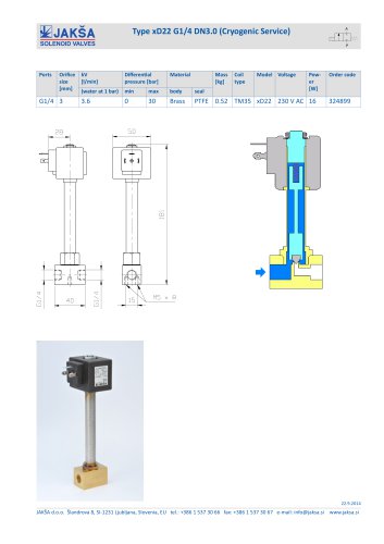 xD22 G1/4 DN3.0