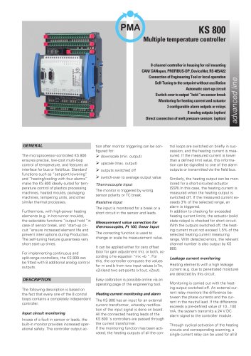 KS 800 Multiple temperature controller