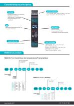 MAXVU Rail Régulateur de température/ Transmetteur - 3