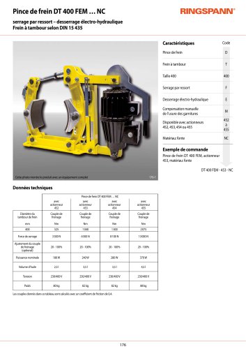 Fiche technique DT 400 FEA … NC